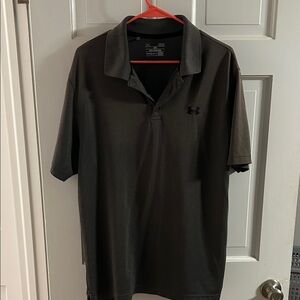 Under Armour Men's Dark Gray Polo Shirt